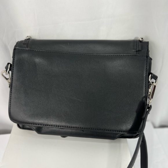 Adrienne Vittadini Black Crossbody Bag with Silver Accents - Picture 7 of 11